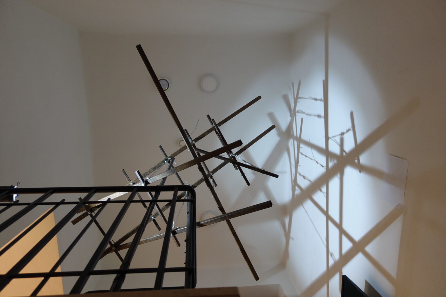 Rzeźba metalowa w Muzeum Woli