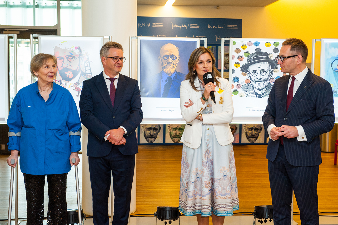 Dokumentacja wernisażu wystawy „Wszystkie twarze Korczaka”