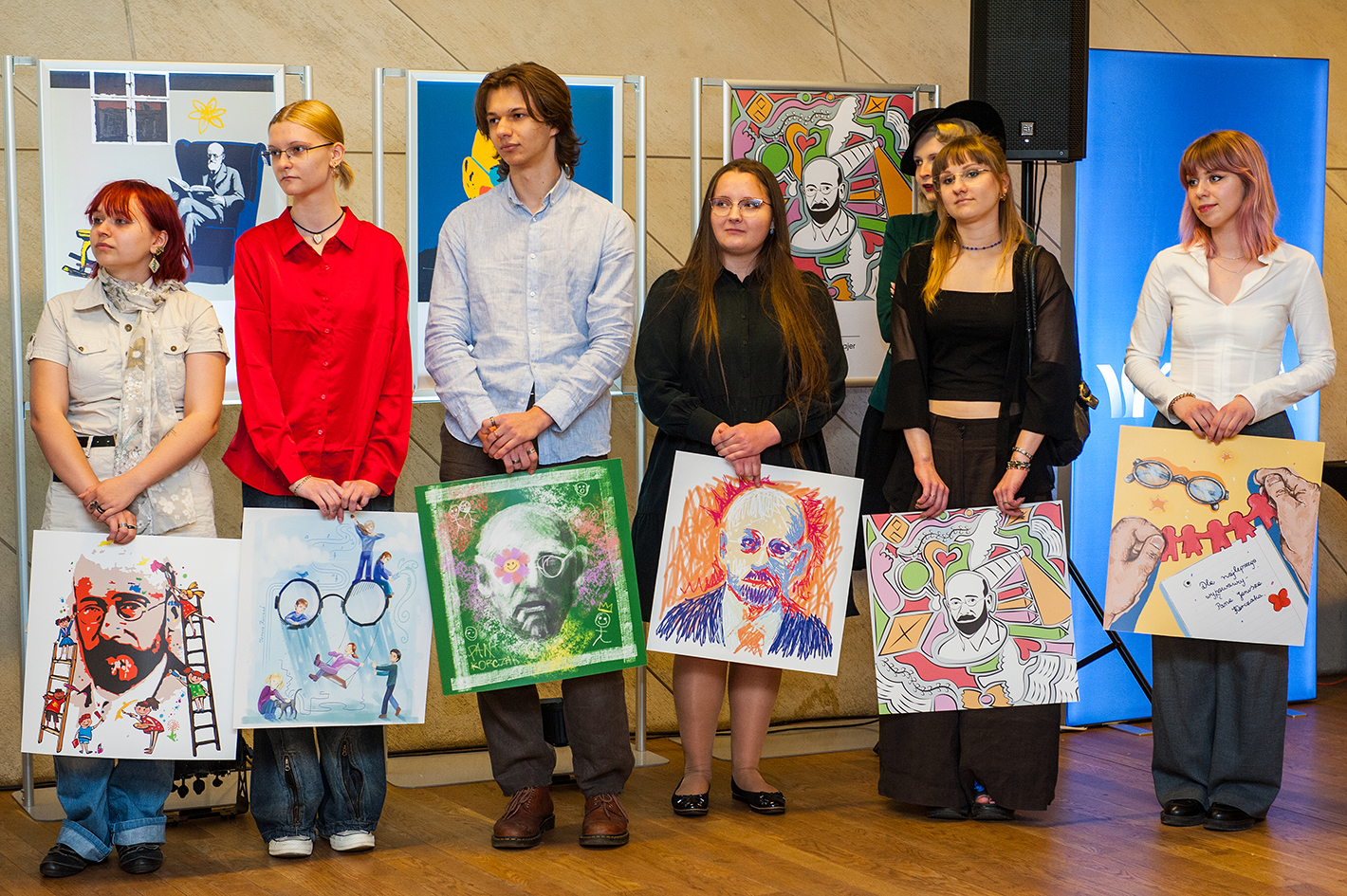 Dokumentacja wernisażu wystawy „Wszystkie twarze Korczaka”