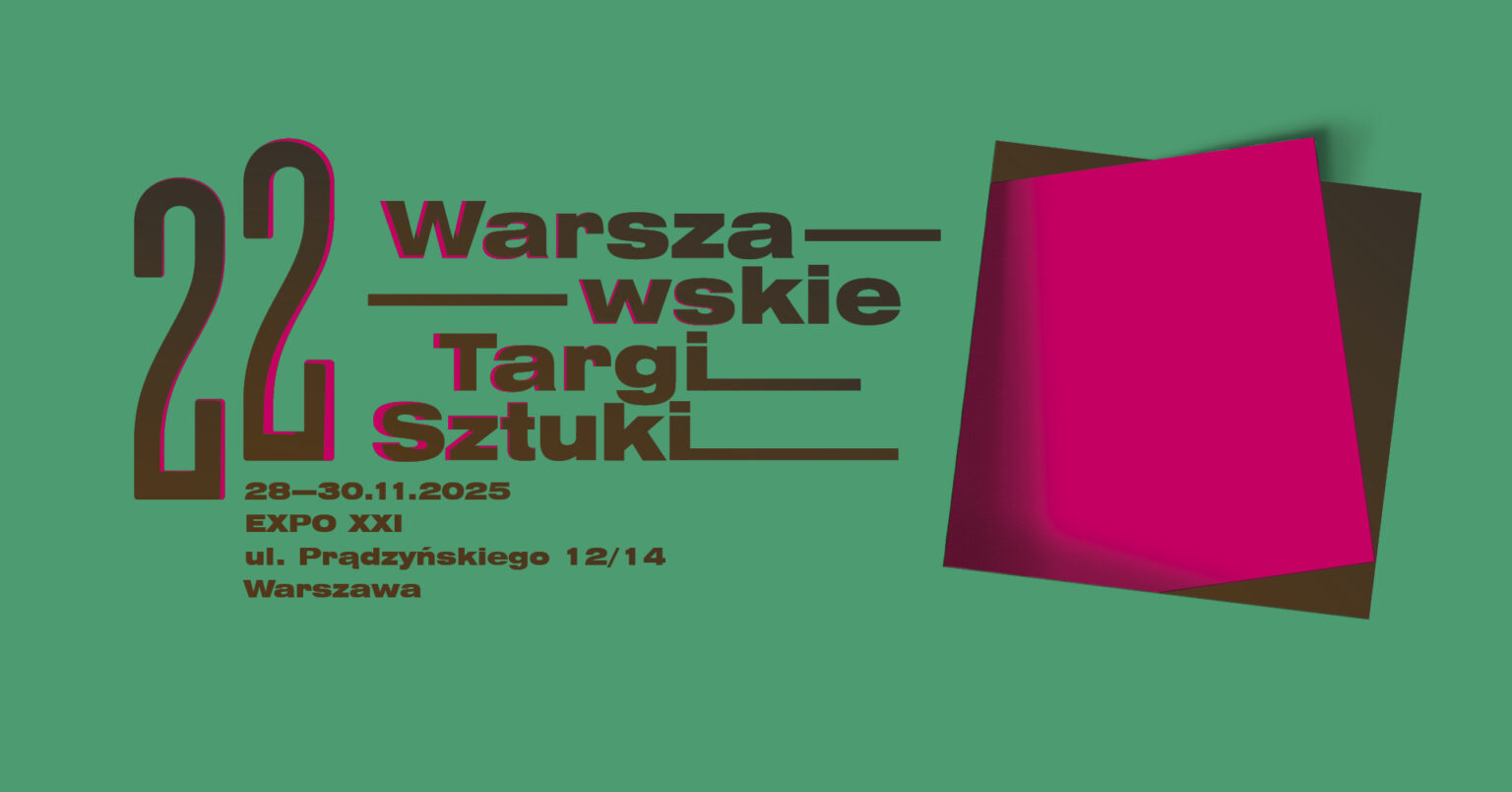 Grafika promująca wydarzenie 22 Warszawskie Targie Sztuki
