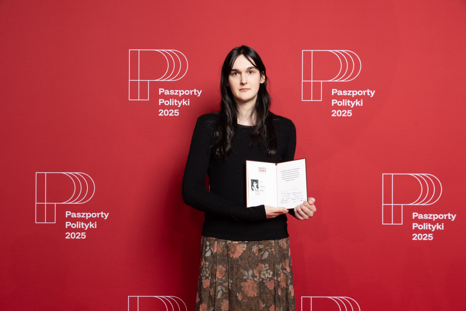 Ant Łakomsk na gali rozdania Paszportów Polityki 2025