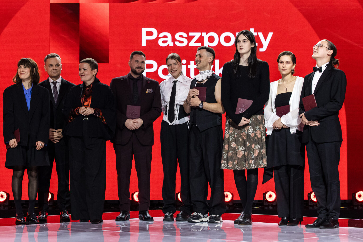 Ant Łakomsk na gali rozdania Paszportów Polityki 2025