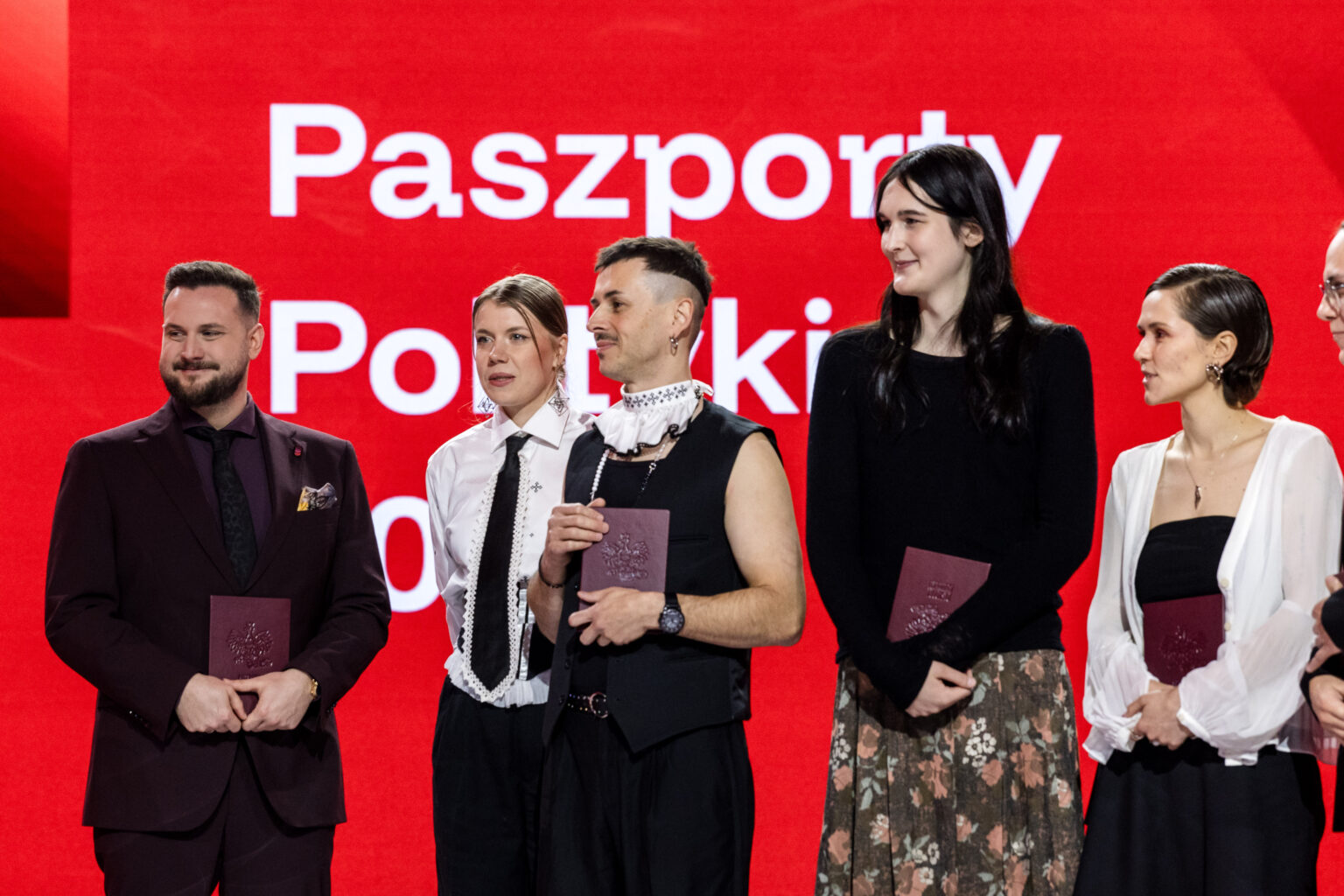 Ant Łakomsk na gali rozdania Paszportów Polityki 2025