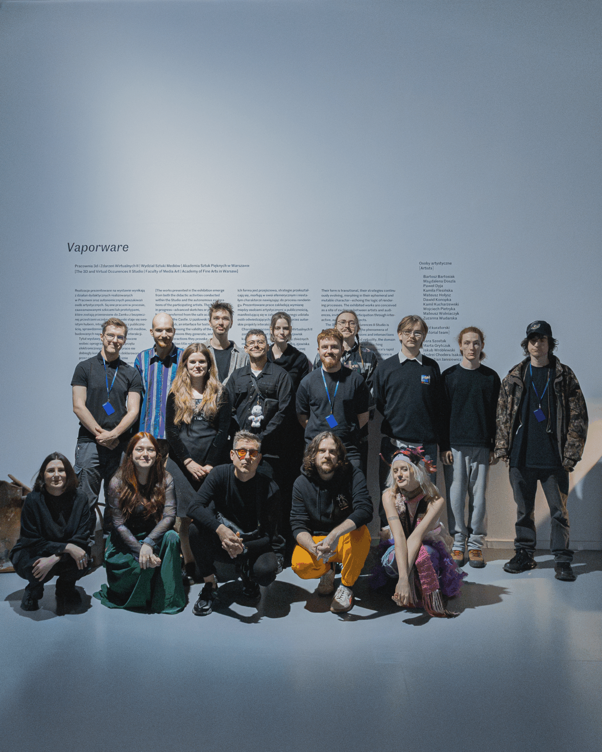 zdjęcia działań Pracowni 3d i Zdarzeń Wirtualnych II