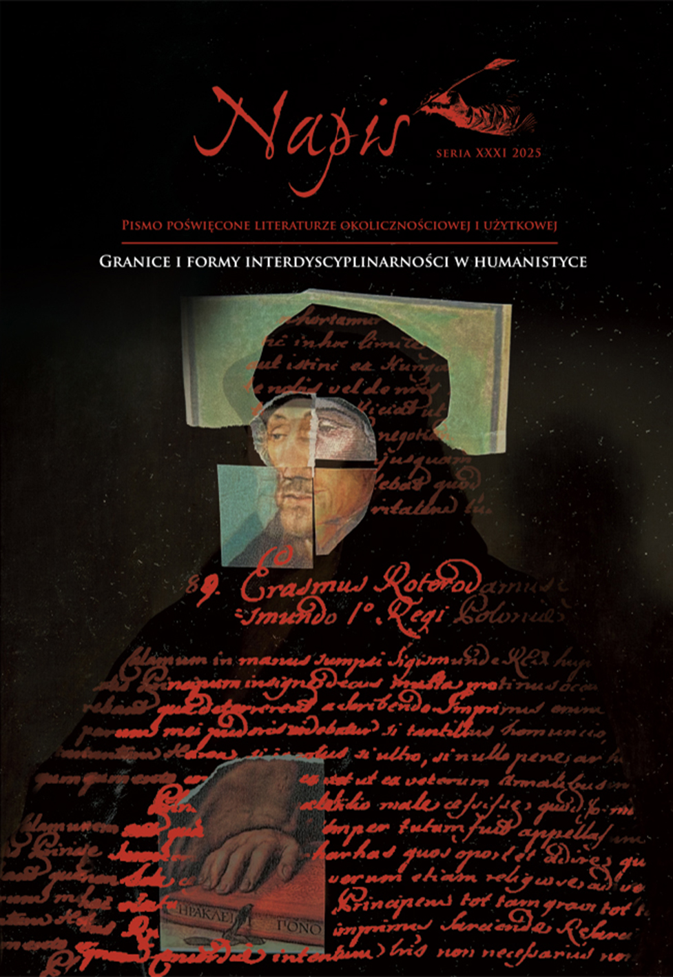 Grafika autorstwa Katarzyny Stanny. Okładka do magazynu Napis 2025.