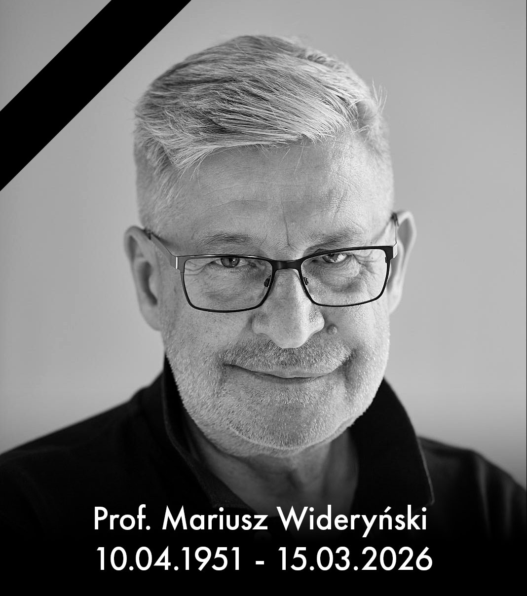 Portret prof. Mariusza Wideryńskiego