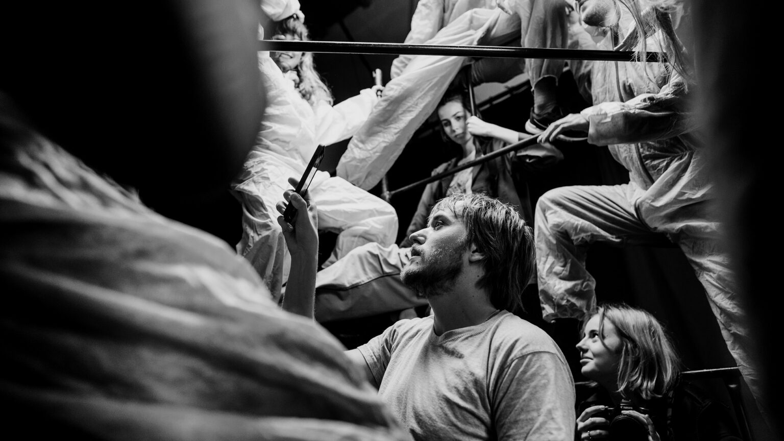 zdjęcie z zajęć Pracowni Przestrzeni Audiowizualnej