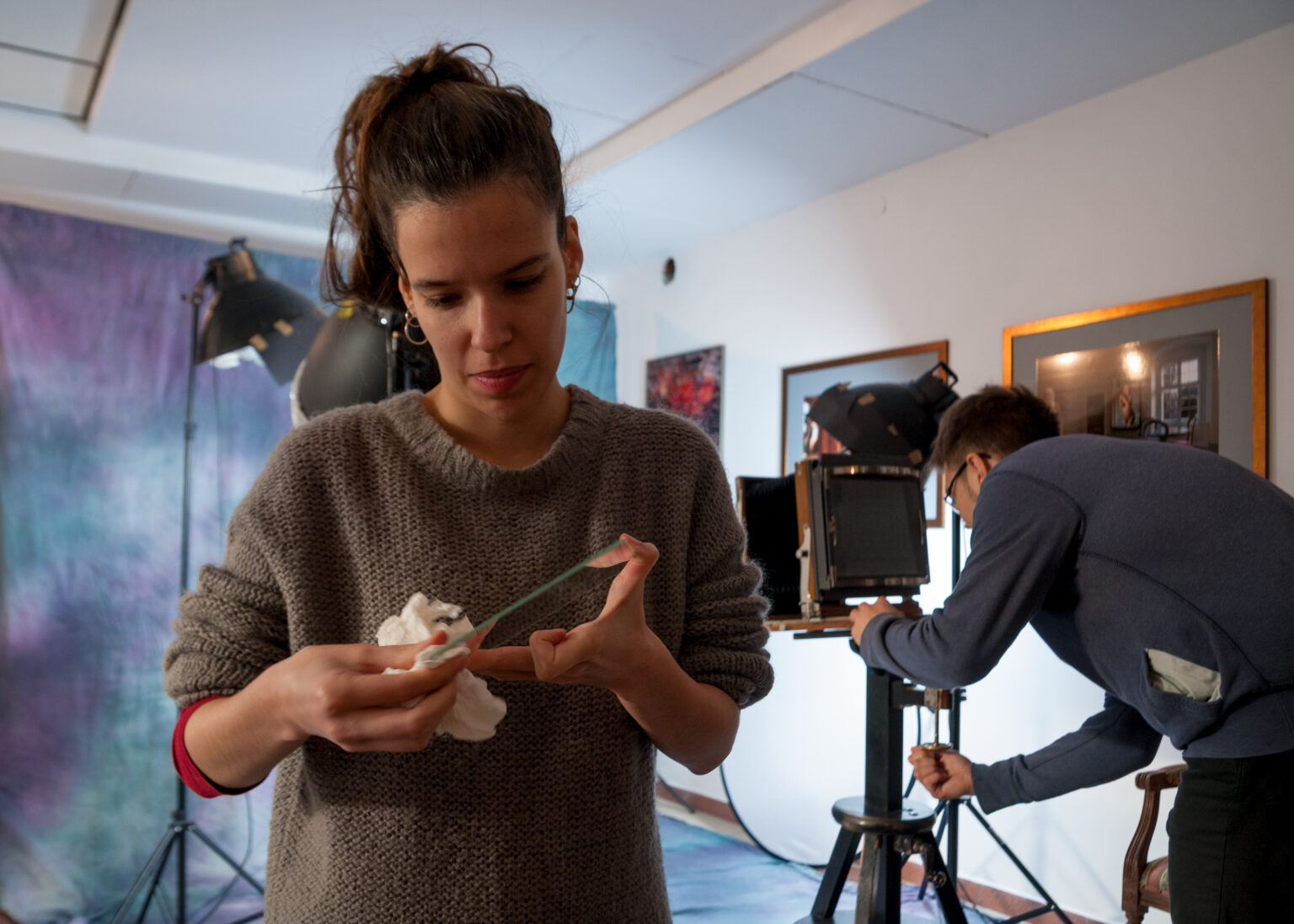 zdjęcie z zajęć Pracowni Zastosowań Fotografii