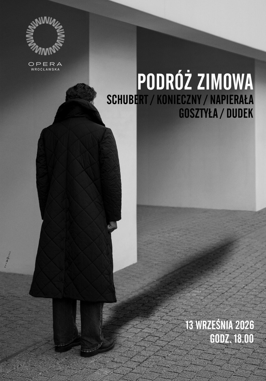 materiał promocyjny „Podróży zimowej” w Operze Wrocławskiej
